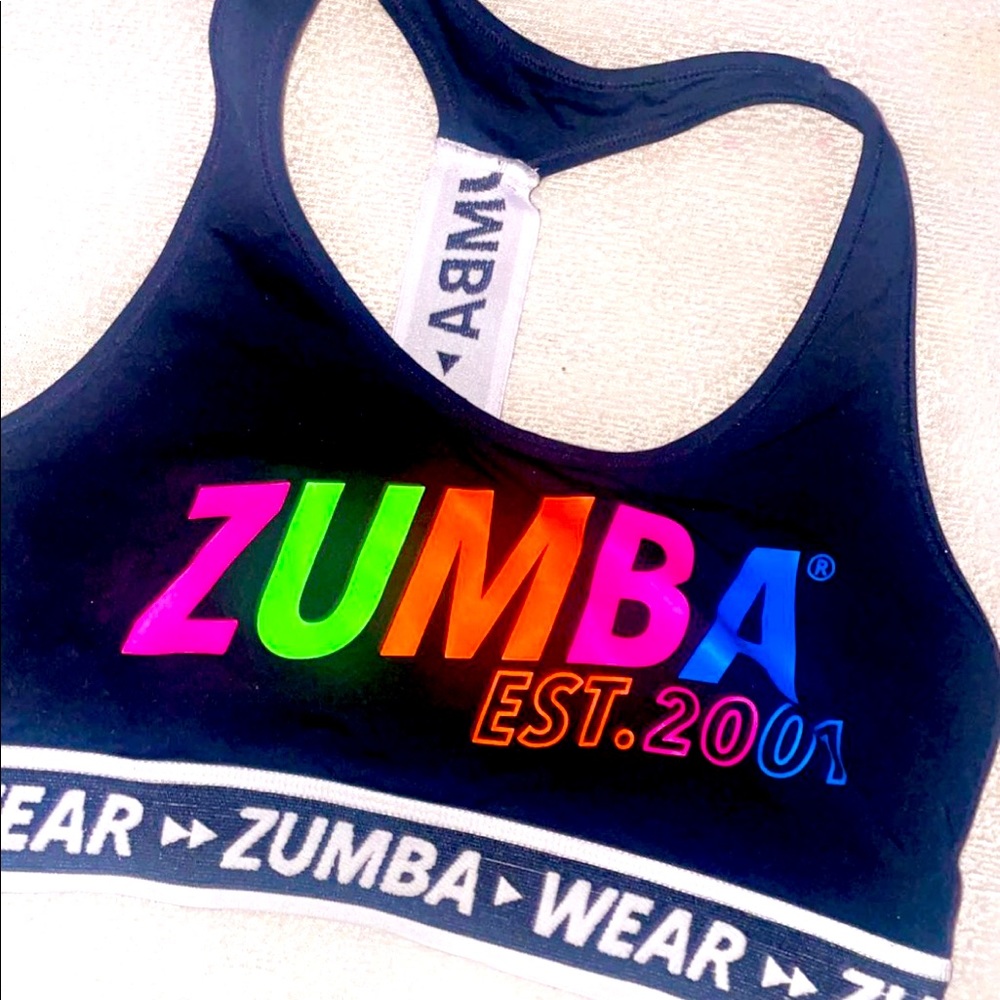 Zumba sports bra size small in good condition